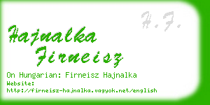 hajnalka firneisz business card